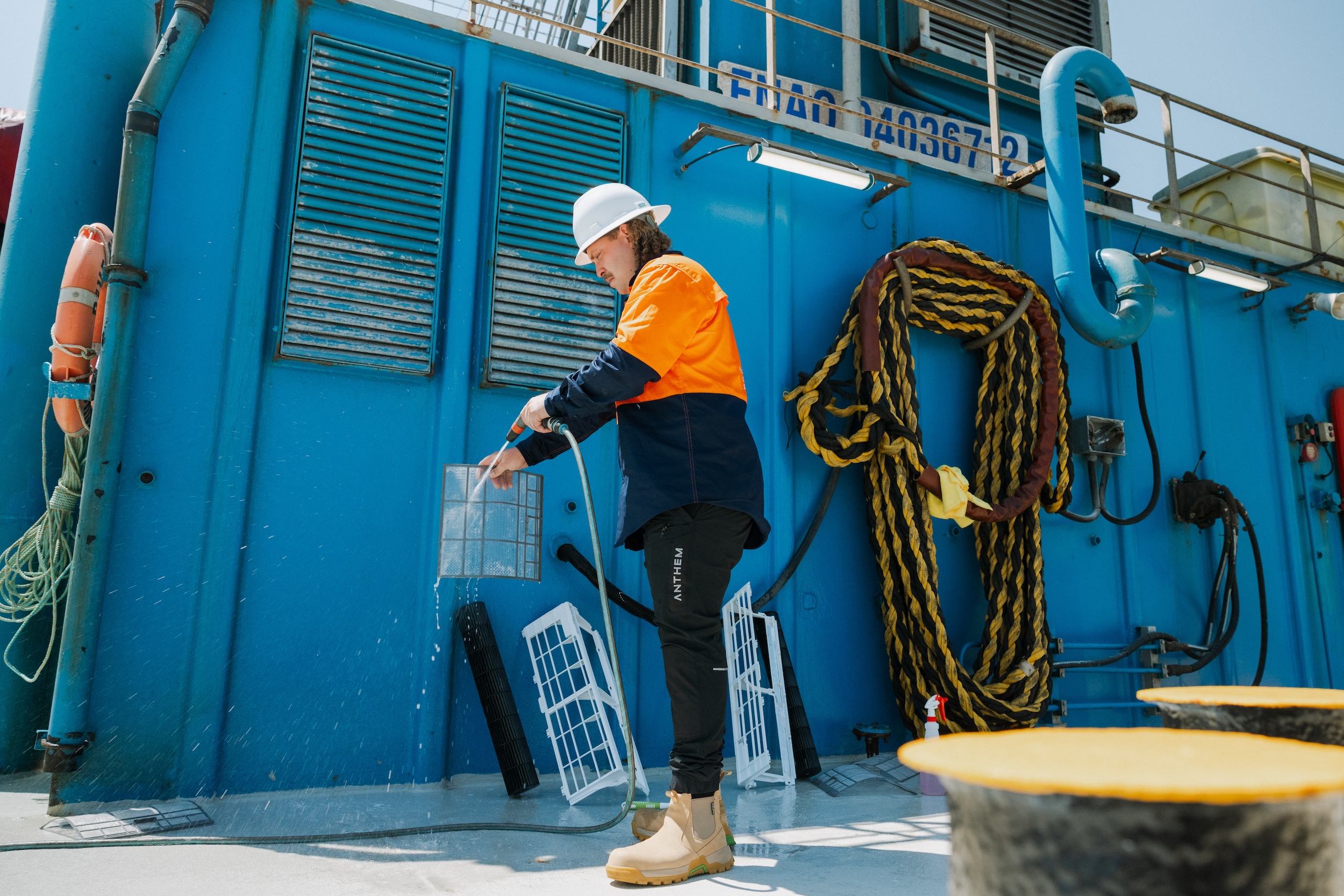 Marine AC filter cleaning and corrosion-resistant service