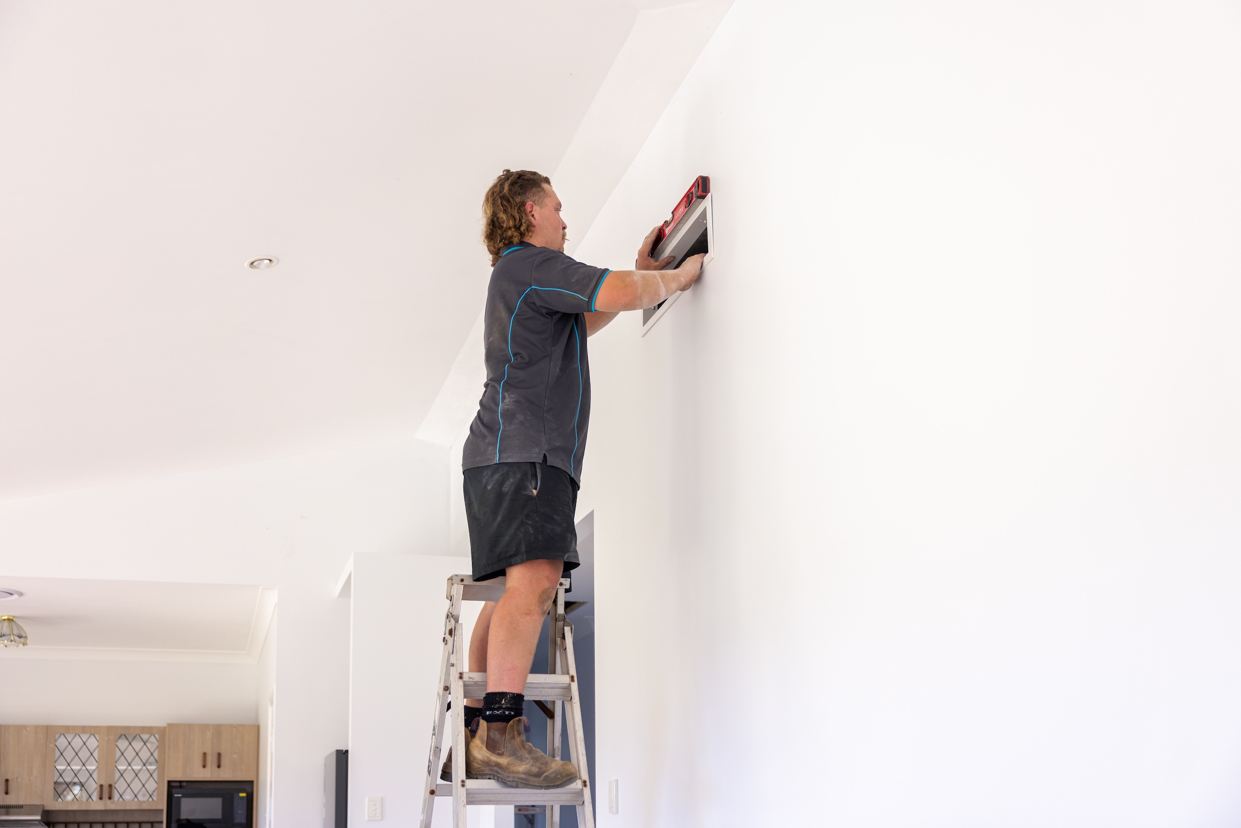 Seamless integration installing a ducted airconditioning vent